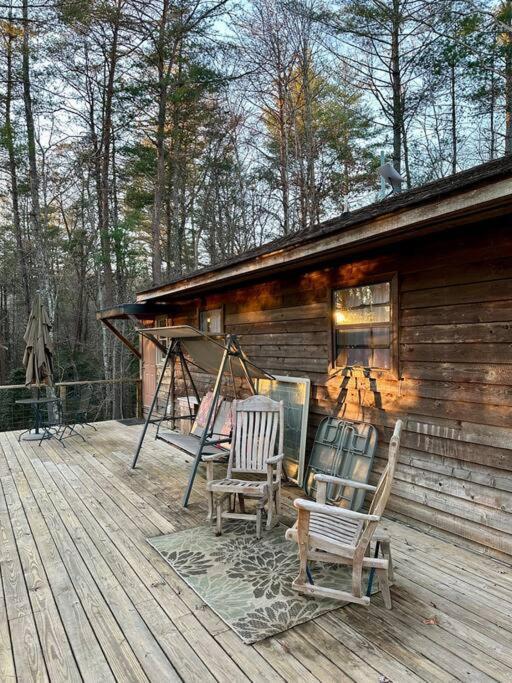Beautiful & Peaceful Cabin W/ Deck Garden & Fire-Pit Murphy Exterior foto